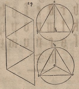 Tetrahedron in Plan and Elevation with Net Unfolding